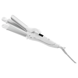 TjA }`wAAC 2WayizCgj SL-002AW 32mm SALONIA@2WAY STRAIGHTENING  CURLING HAIR IRON SILVER WHITE 32mm [SL002AW]