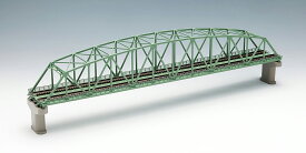 ［鉄道模型］トミックス (Nゲージ) 3222 複線曲弦大トラス鉄橋(F)(緑)(複線PC橋脚・2本付)