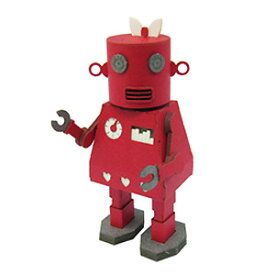 さんけい ノンスケール ロボット-2 みにちゅあーとプチ【MP01-106】 組立キット