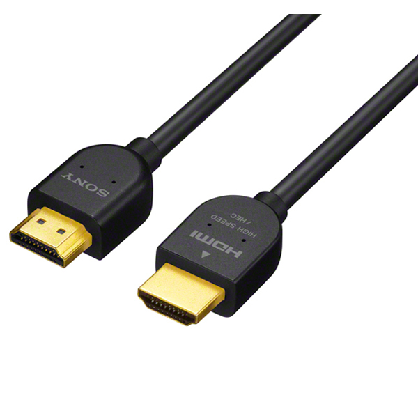 在庫処分 DLC-HJ10-B ソニー HDMIケーブル 1.0m Ver1.4対応 イーサネット対応 安値 SONY 3重シールド ブラック