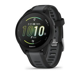 ガーミン Forerunner 165 Black Gray 【Suica対応】　スマートウォッチ 010-02863-80 [0100286380]【返品種別A】