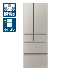 （標準設置料込_Aエリアのみ）MR-WZ61K-C 三菱 608L 6ドア冷蔵庫（グランドクレイベージュ） MITSUBISHI [MRWZ61KC]