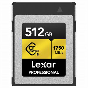 LexarbLT[ CFexpressJ[h Type-B 512GB GOLD LCXEXPR512G-RNENJ