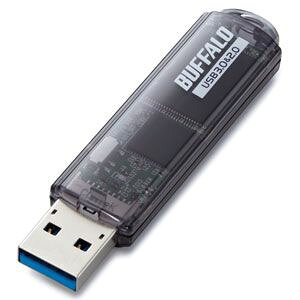 obt@[bBUFFALO USB3.0Ή USBtbV 64GBiubNj RUF3-CV[Y RUF3-C64GA-BK