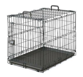 犬用品 折りたたみケージ アイアンブラックカラー OKE750R アイリスオーヤマ OKE-750Rアイアン-B