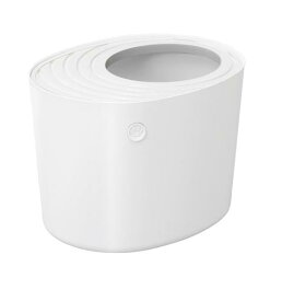 猫用トイレ用品 上から猫トイレ プチ アイボリー PUNT-430-IVY アイリスオーヤマ PUNT-430-IVY