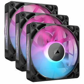 CORSAIR｜コルセア PWMファン iCUE LINK RX120 RGB Triple Fan Kit（ブラック） CO-9051018-WW