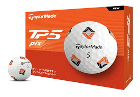 N0804101 テーラーメイド TP5 pix ゴルフボール 2024年モデル 1ダース 12個入り Taylor Made