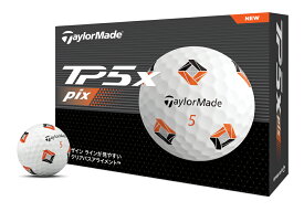 N0804201 テーラーメイド TP5x pix ゴルフボール 2024年モデル 1ダース 12個入り Taylor Made
