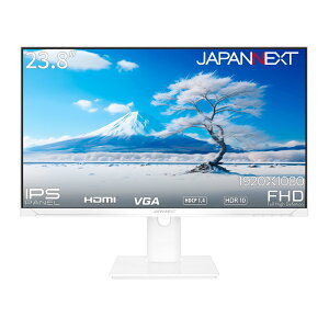 JAPANNEXTbWplNXg tfBXvC(23.8^/IPS/FullHD 1920×1080/75Hz/14ms/HDR10/HDMI1.4/D-Sub/VESA)(zCg) ~@\X^h JN-IPS2381FHDR-HSP-W