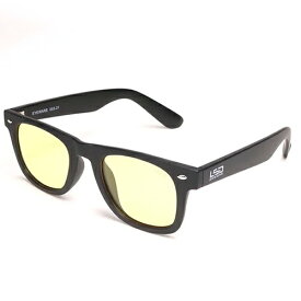 LSD キャプテン マットブラック(サニーナイトイエロー) 9568 L.S.D. DESIGNS 偏光グラス