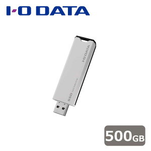 ACEI[Ef[^@bI-O DATA USB 10GbpsiUSB 3.2 Gen2jΉ XeBbNSSD 500GBizCg×ubNj SSPS-US500W