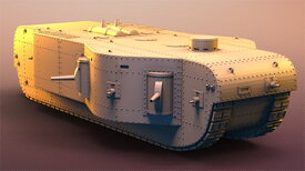 IDAPテクノロジー 1/72 独・Kヴァーゲン超重戦車WW-I【PD72098】 プラモデル