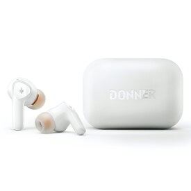 DTW-E10WHITE Donner ノイズキャンセリング機能搭載　完全ワイヤレス　Bluetoothイヤホン(White) Donner Dobuds ONE