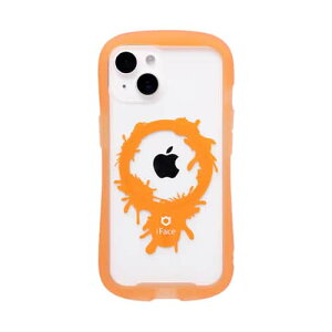 Hamee iPhone14�p �K���X�P�[�X IFACE REFLECTION MAGNETIC�i�N���A�I�����W/�y�C���g�j 41-967348