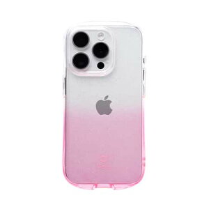 Hamee iPhone15 Pro�p TPU�P�[�X IFACE LOOKINCLEAR LOLLY�i�N���A/�s�[�`�j 41-969533