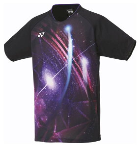 ヨネックス メンズ ゲームシャツ(フィットスタイル)(ブラック・サイズ:S) YO-10611-007-S YONEX
