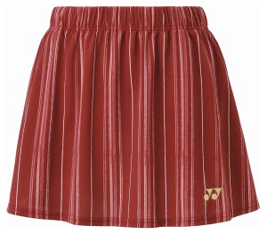 ヨネックス レディース スカート(ボルドー・サイズ:O) YO-26136-387-O YONEX