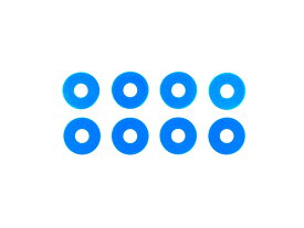 タミヤ OP.646 ホイールスペーサーセット （ブルー）【53646】