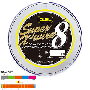 DUEL �X�[�p�[�G�b�N�X���C���[8 200m 5�F×10m(0.6��/13lb) H3606N-5CR �f���G�� PE���C��