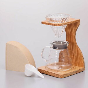 �n���I V60�I���[�u�X�^���h�Z�b�g VSS-1206-OV HARIO�@V60 Olive stand set [VSS1206OV]