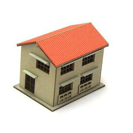 ［鉄道模型］アドバンス (Z) 0043 総二階戸建住宅（赤屋根）(ペーパーキット)