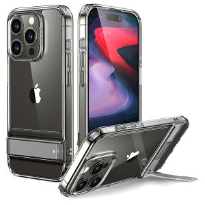 ESR iPhone 15Pro Max�p 3way�X�^���h���[�h�Ή��X�}�z�P�[�X�iClear�j Boost Kickstand Case Compatible ESR356