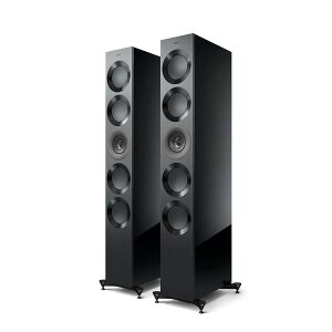 KEF �g�[���{�[�C�^�X�s�[�J�[�i�n�C�O���X�E�u���b�N�E�O���C�j�y�y�A�z REFERENCE-5META-BG KEF