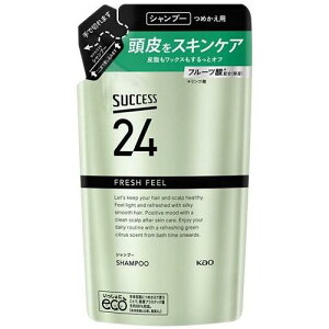 サクセス24 フレッシュフィールシャンプー つめかえ用 320ml 花王 サクセス24フレツシユSPツメカエ320