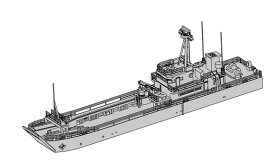 モデリウム 1/700 海上自衛隊 輸送艇1号型 レジンキット