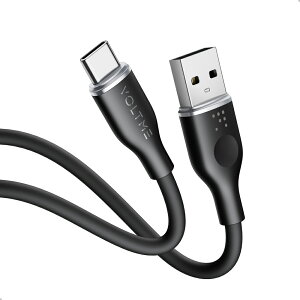 VOLTME(�{���g�~�[) QC3.0�Ή� �f�[�^�]��/�[�d �V���R���P�[�u�� USB-A��USB-C 60W 1m�i�u���b�N�j C2121