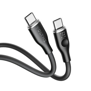 VOLTME(�{���g�~�[) 3A�E60W �f�[�^�]��/�[�d �V���R���P�[�u�� USB-C��USB-C 1m�i�u���b�N�j C2131