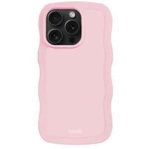 Holdit�i�z�[���f�B�b�g�j iPhone 15 Pro�p Wavy Case �ϏՌ� �n�C�u���b�h�P�[�X�i�p�X�e���s���N�j 16224(HOLDIT)