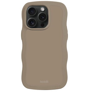 Holdit�i�z�[���f�B�b�g�j iPhone 15 Pro MAX�p Wavy Case �ϏՌ� �n�C�u���b�h�P�[�X�i���J�u���E���j 16229(HOLDIT)