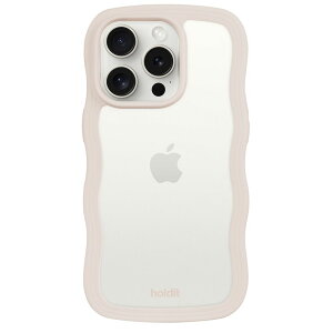 Holdit�i�z�[���f�B�b�g�j iPhone 14 Pro�p Wavy Case �w�ʃN���A�ϏՌ� �n�C�u���b�h�P�[�X�i�~���N�e�B�x�[�W��/�N���A�j 16234(HOLDIT)