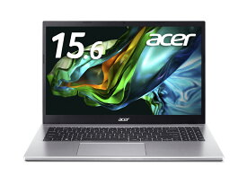 Acer（エイサー） 15.6型 ノートパソコン Aspire 3(Core i3/メモリ 8GB/SSD 256GB/Win11Home/Microsoft Office Home＆Business 2021)ピュアシルバー A315-59-H38UJARE/F
