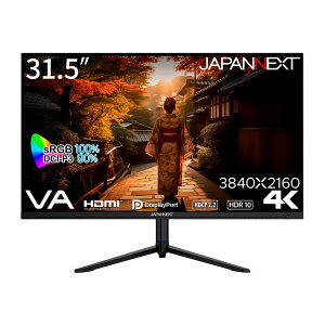 JAPANNEXTbWplNXg tfBXvC(31.5^/VA/4K UHD 3840×2160/60Hz/12ms/HDR10/HDMI2.0/DP1.2/VESA/PIPEPBPΉ)(ubN) ~@\X^h JN-V3152UHDR-HSP