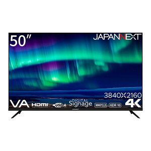 JAPANNEXTbWplNXg TCl[WtfBXvC(50^/VA/4K UHD 3840×2160/60Hz/8ms/HDR10/HDMI2.0/R|WbgER|[lg/VESA)(ubN) JN-V500UHDR-U
