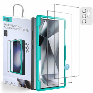ESR Galaxy S24 UltraiSC-52Ejp JYveN^[XN[KXtBZbg Tempered-Glass Screen  Camera Lens Protectors Kit 2+1 ESR474