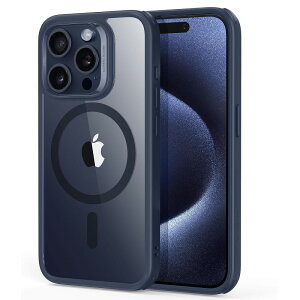 ESR iPhone 15 Pro Maxp MagSafeΉ nCubhP[X ČRMILKiiNA_[Nu[j Classic Hybrid Case (HaloLock) Compatible ESR384