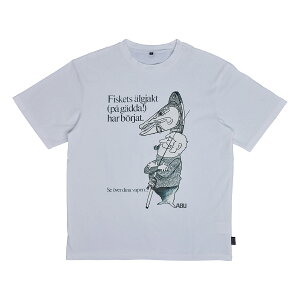 アブガルシア バグオフ アングラー グラフィックT Lサイズ(ホワイト) バグオフアングラーグラフィックT L(ホワイト) AbuGarcia