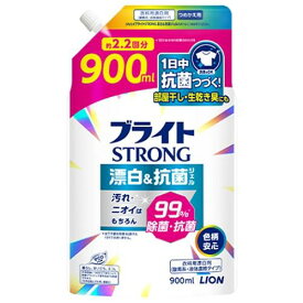 ブライトSTRONG 漂白＆抗菌ジェル つめかえ用 900ml ライオン ブライトSTRONGGツメカエ900