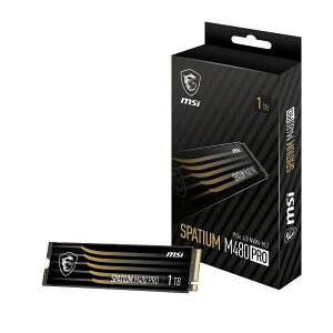MSIbGGXAC MSI SPATIUM M480 Pro PCIe 4.0 NVMe M.2 1TB S78-440L1G0-P83