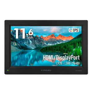 �Z���`�����[�bCENTURY �t���f�B�X�v���C(11.6�^/IPS/FullHD 1920×1080/60Hz/25ms/HDMI/DP/VESA)(��) HDMI�}���`���j�^�[ plus one Full HD LCD-11600FHD4