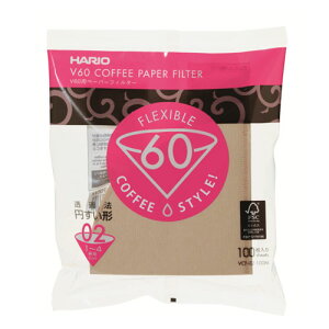 �n���I V60�y�[�p�[�t�B���^�[�@�݂��炵 VCF-02-100M HARIO�@100�� [VCF02100M]