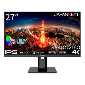 JAPANNEXTbWplNXg tfBXvC(27^/IPS/4K UHD 3840×2160/60Hz/8ms/HDR10/HDMI2.0/DP1.4/VESA/PIPEPBPΉ)(ubN) ~@\X^h JN-IPS2710UHDR-HSP