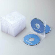 エレコム Blu-ray/DVD/CDケース 5枚セット（標準/PS/4枚収納・クリア） CCD-JSCNQ5CR