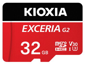 KIOXIAbLINVA yKizmicroSDHCJ[h Class10 UHS-I@U3 V30 32GB KMU-B032GR EXCERIA G2