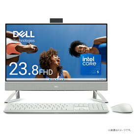 DELL（デル） 23.8型 オールインワンデスクトップパソコン Inspiron 24 5430（Core 5/ メモリ 8GB/ 512GB SSD）-　パールホワイト AI557J-EHLNPW