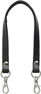 NBK 口金用持ち手 1本入(黒×シルバー・W約8mm×H約22cm) MAW19-B-S